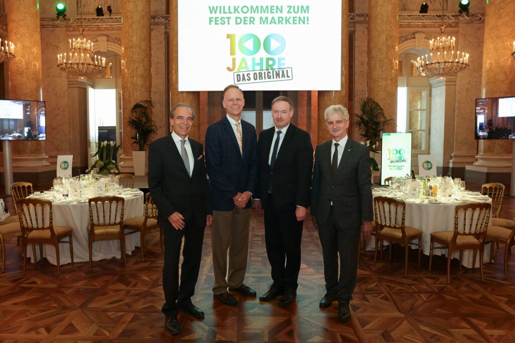 Gala 100 Jahre Österreichischer Verband der Markenartikelindustrie.