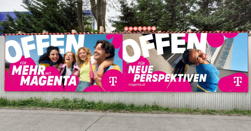 Magenta Telekom Offen für mehr Kampagne